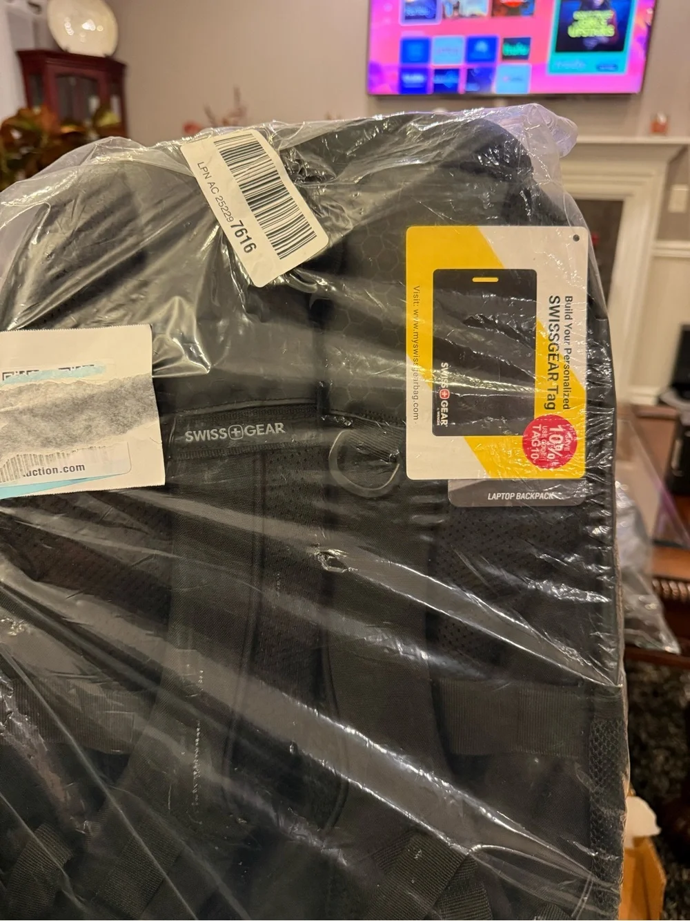 NWT SWISSGEAR Cecil 18” Laptop Backpack – Black Hex